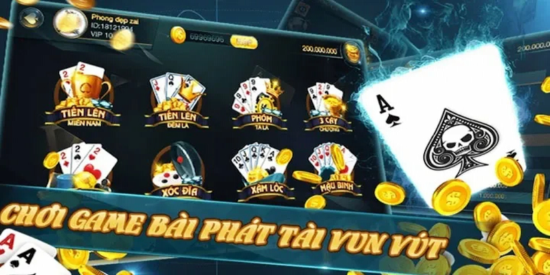 Các trò chơi ở tải game bài đổi thưởng